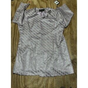 moshita couture Jacket Women 22 Metallic Blend Fabric @j